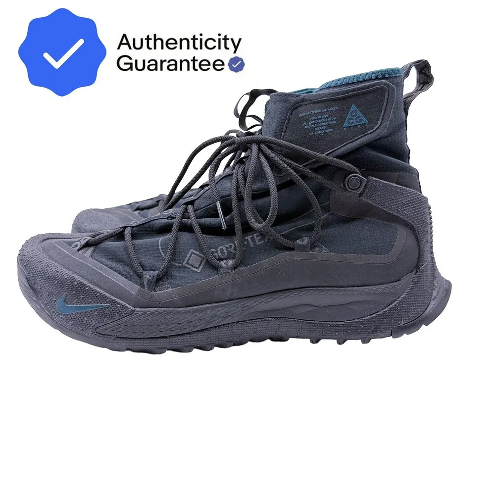 Nike ACG Air Terra Antarktik Gore-Tex Anthracite Hiking Boots Men's US Size 10.5